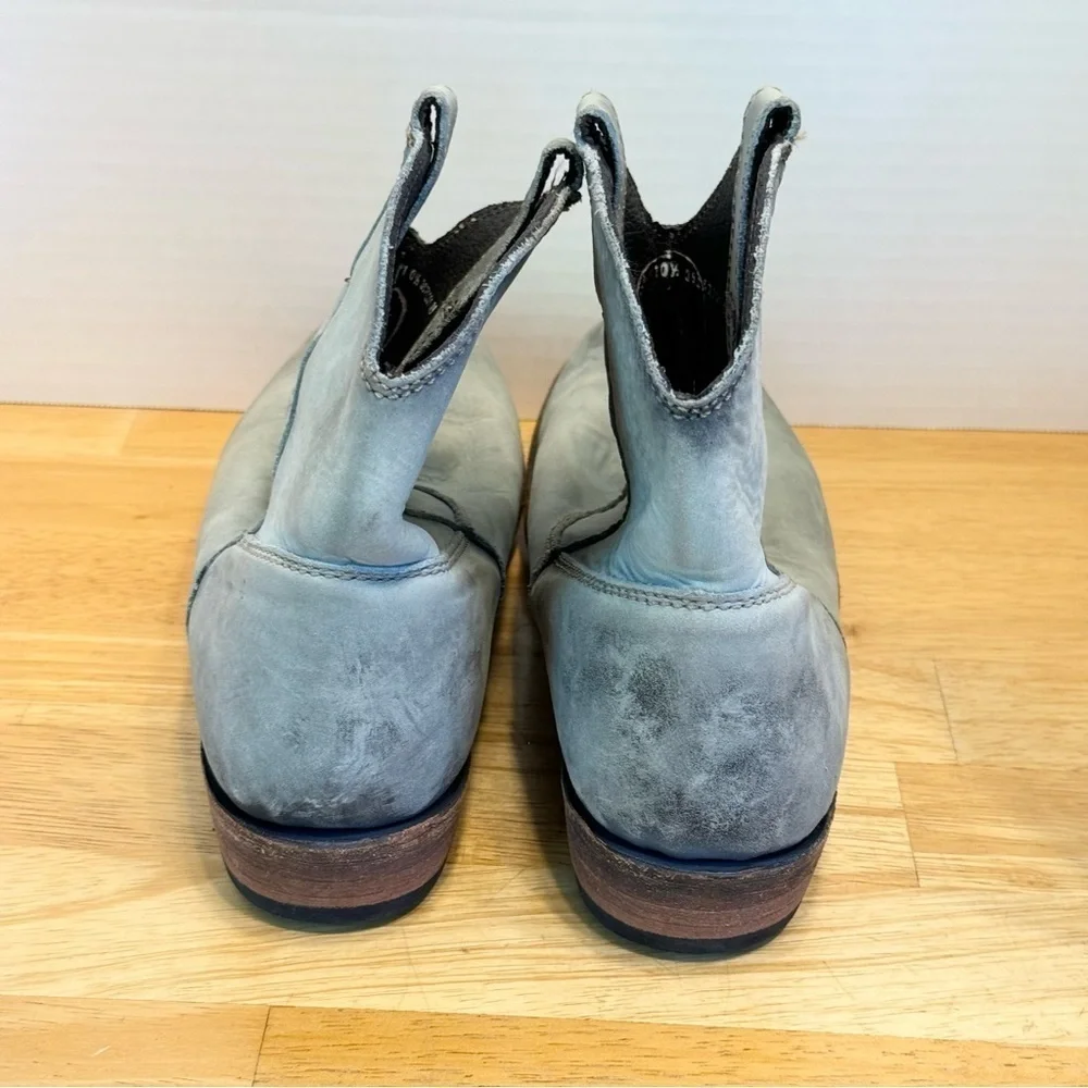 Liberty Black Distressed LB-711311 Western Cowboy Boots size 10.5